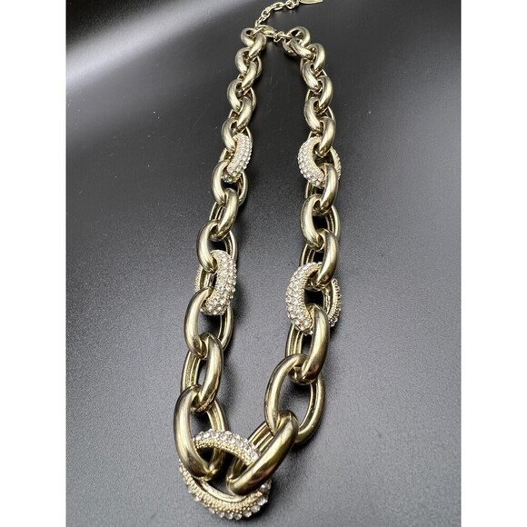 Coldwater Creek Crystal Link Necklace - Picture 3 of 6